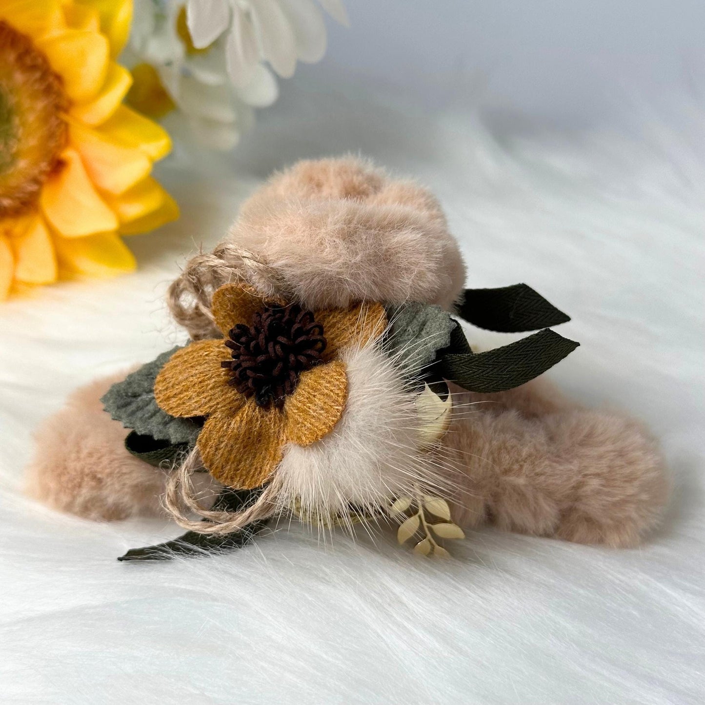 Sunflower Hair Claw