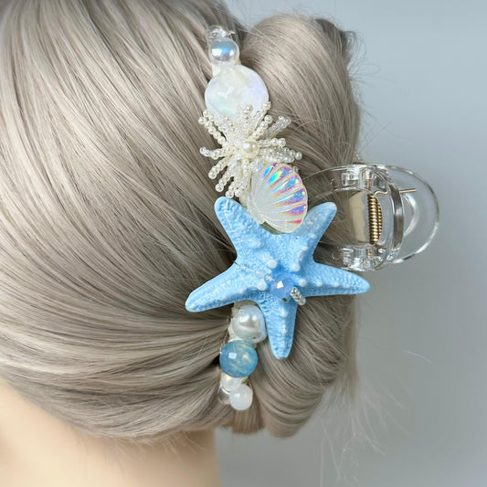 Starfish & Shell Hair Claw