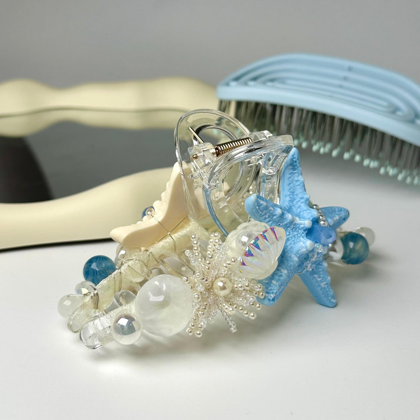 Starfish & Shell Hair Claw