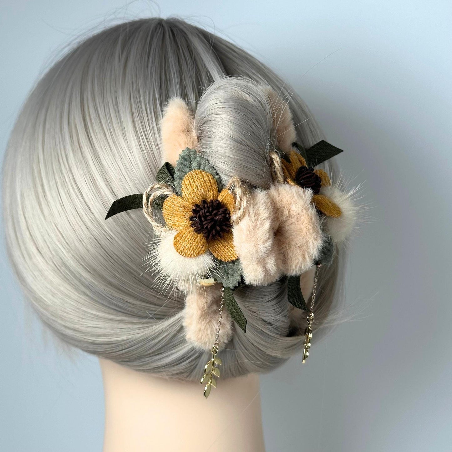 Sunflower Hair Claw