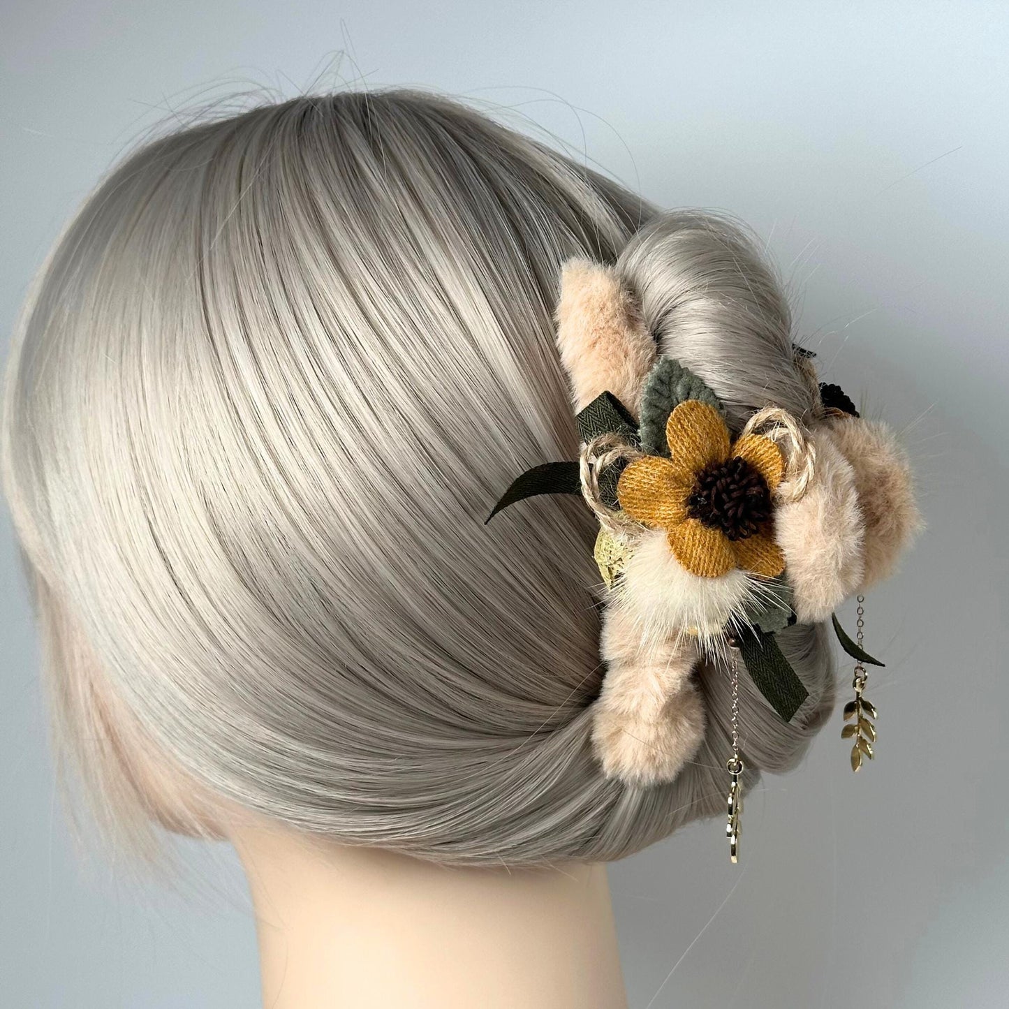 Sunflower Hair Claw