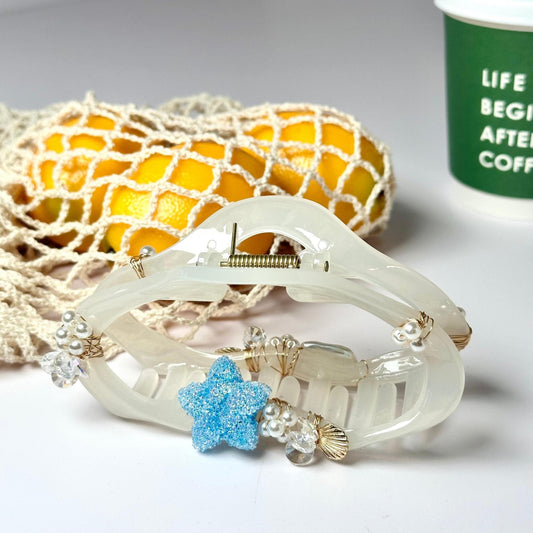 Starfish Curved Hair Claw