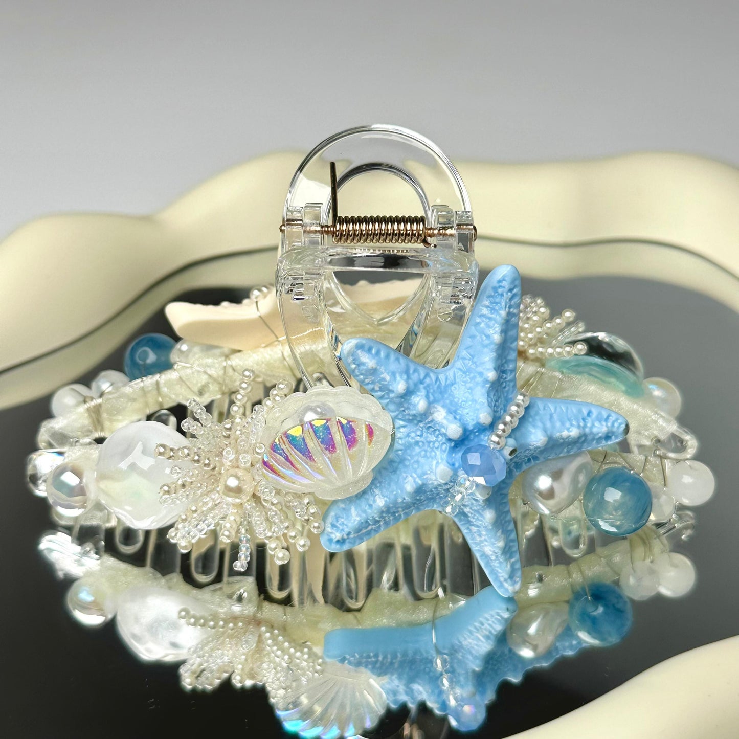 Starfish & Shell Hair Claw