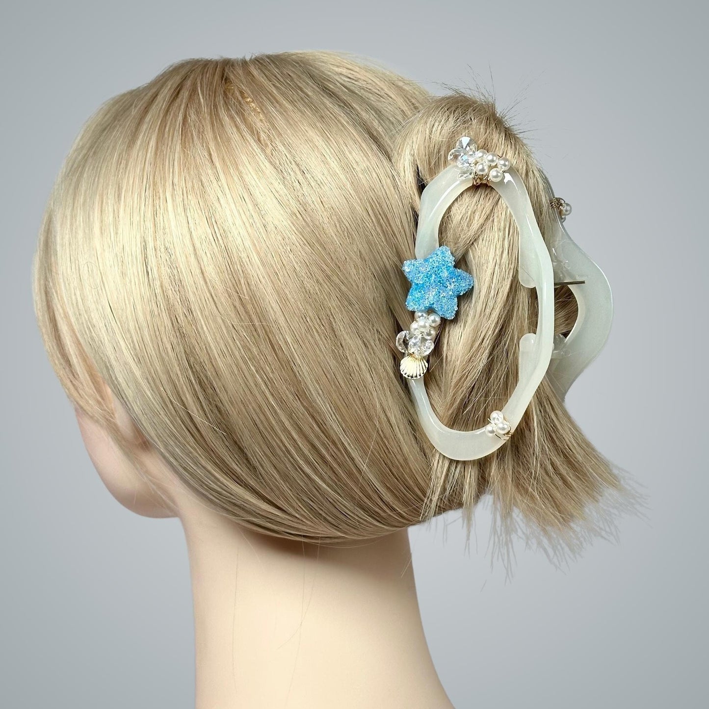 Starfish Curved Hair Claw