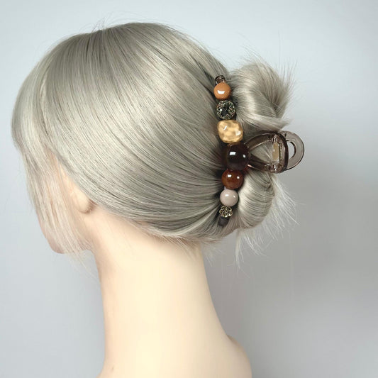 Fall Beads Hair Claw