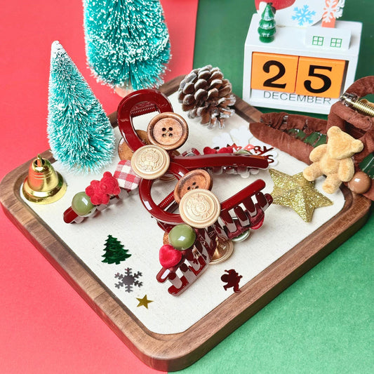 a close up of a tray of buttons