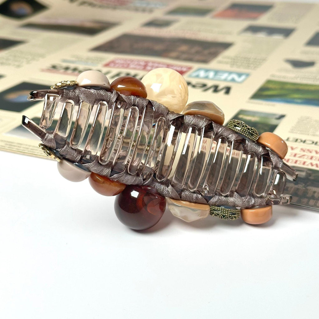 Fall Beads Hair Claw