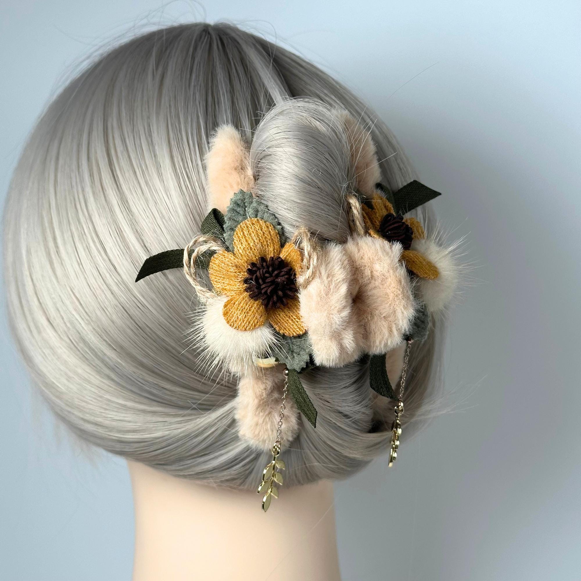 Sunflower Hair Claw