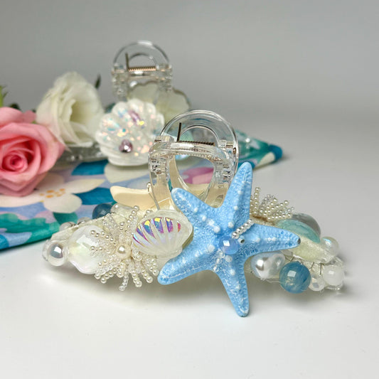 Starfish & Shell Hair Claw