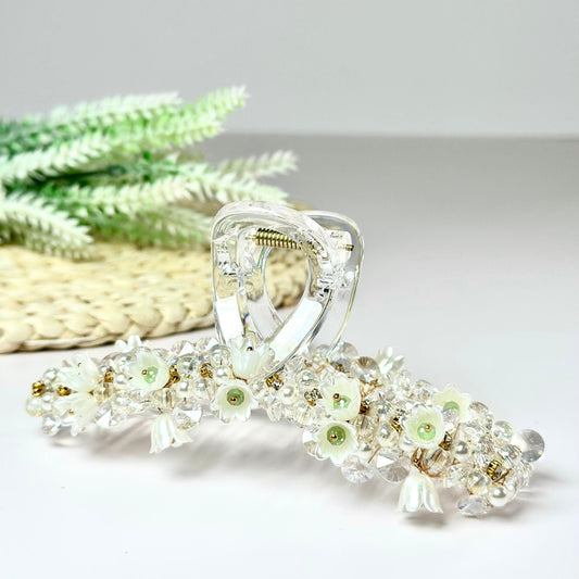 Lily of the Valley Hair Claw