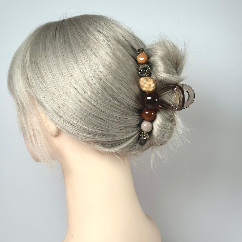 Fall Beads Hair Claw