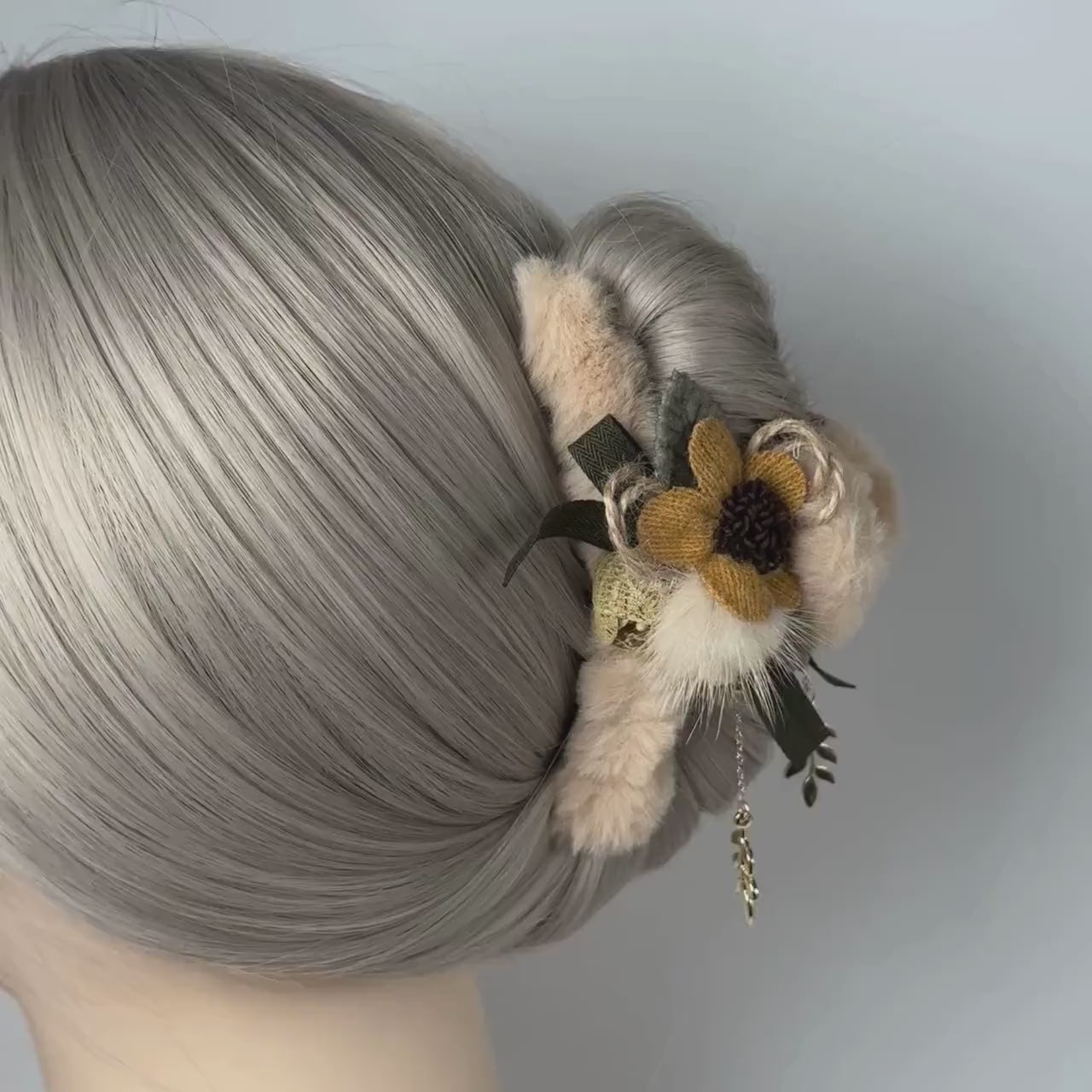 Sunflower Hair Claw