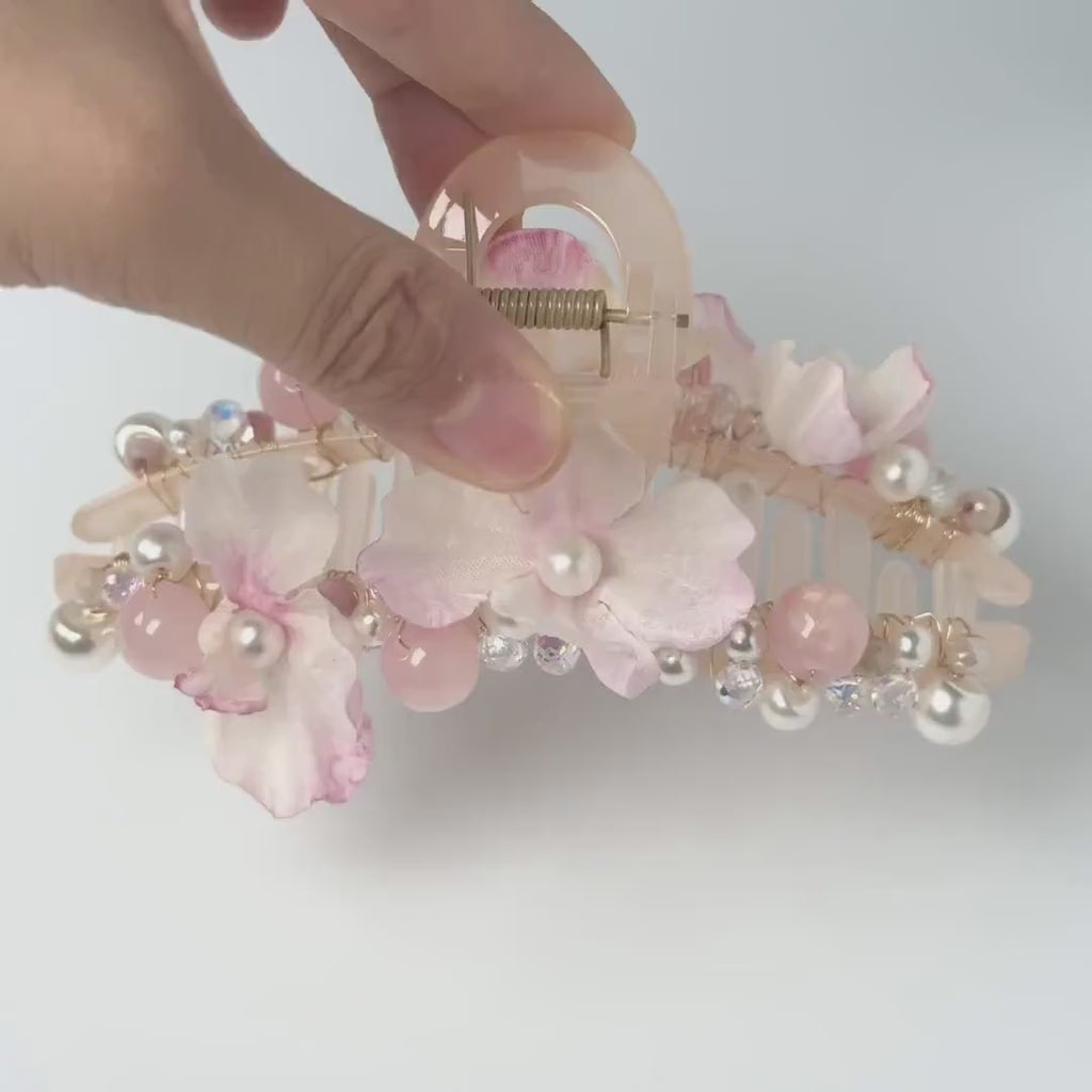 Cherry Blossom Hair Claw