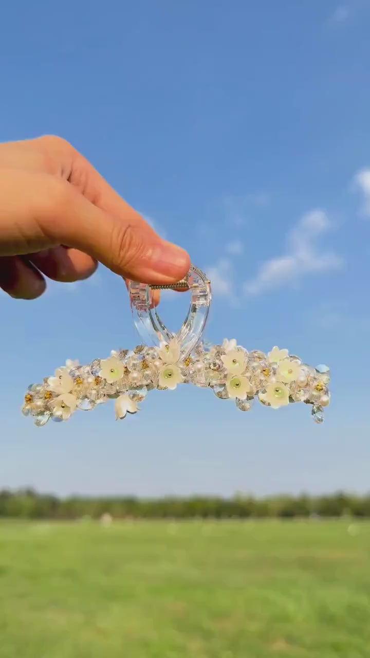 Lily of the Valley Hair Claw