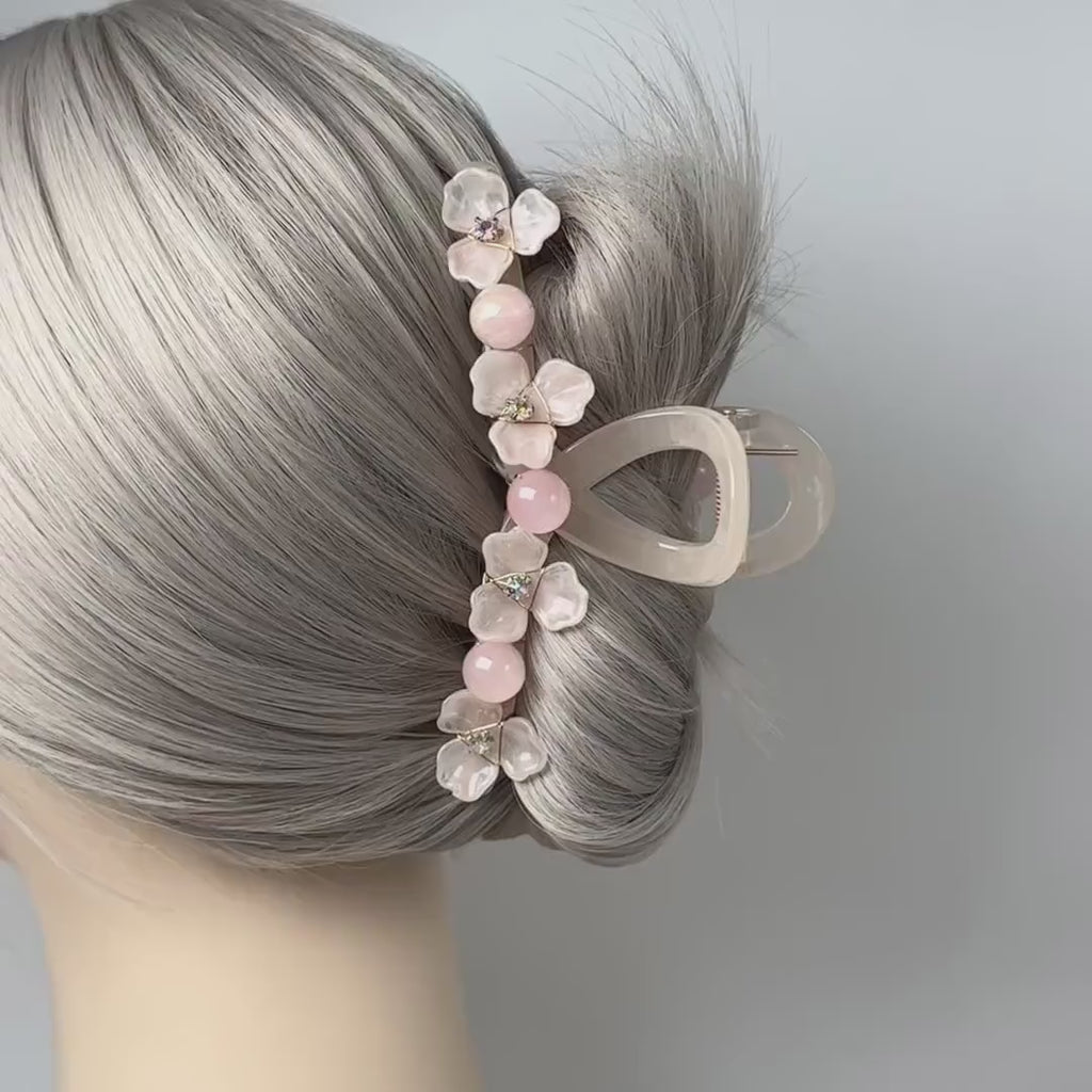 Cherry Blossom Hair Claw