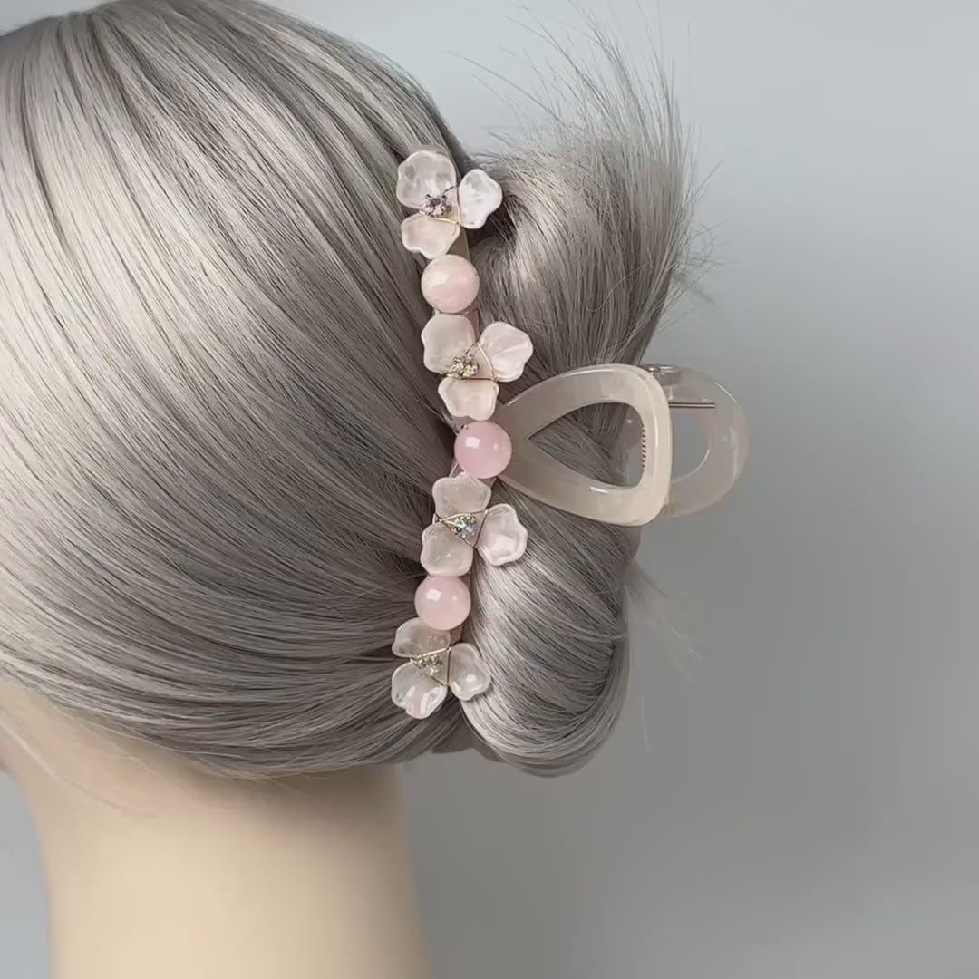 Cherry Blossom Hair Claw