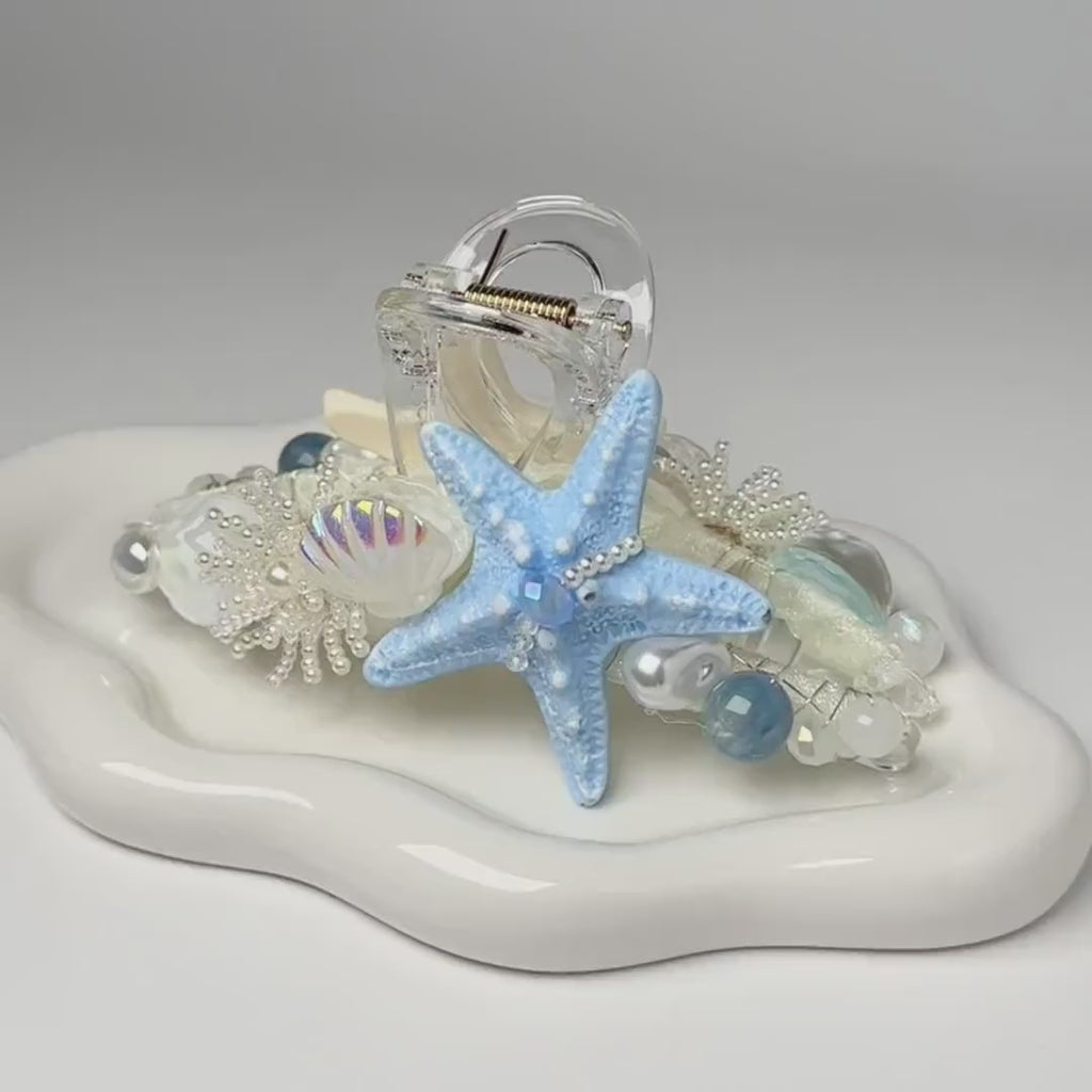 Starfish & Shell Hair Claw